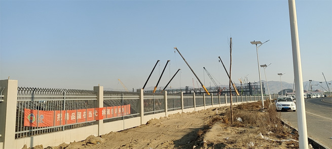 inner mongolia xinyuan 12x33000kva industrial silicon two negative pressure large bag dust collectors began to be assembled 3