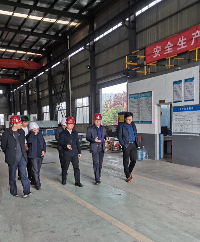 qian jun deputy secretary of the county party committee came to our company for investigation 1