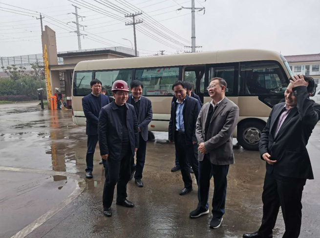 the tenth working group of the provincial four delivery and one service double work project came to our company to carry out supervision activities 1