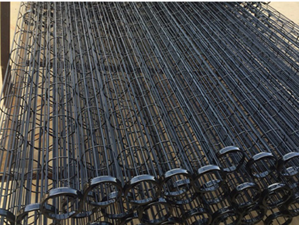 Organosilicon dust collector frame