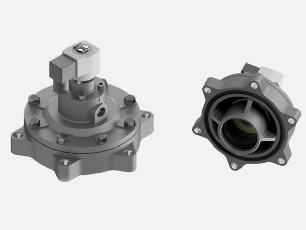 Submerged electromagnetic pulse valve
